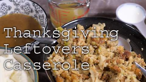 Delicious recipes: Thanksgiving leftovers casserole