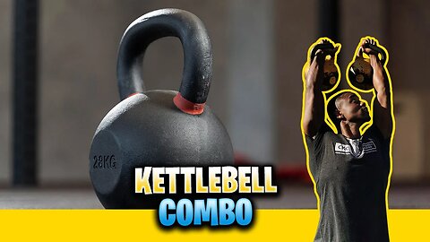 Double Kettlebell Combo MERIDIUM—Snatch, Squat, Press, Clean