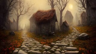 Relaxing Medieval Autumn Music - Village of Fellstone ★744 | Beautiful, Dark