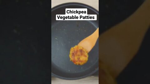 Kid Friendly Chickpea Vegetable Patties