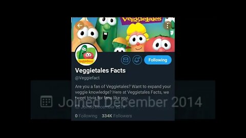 Rest In Peace Veggietales Facts Twitter