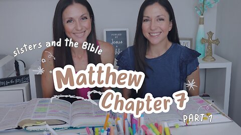 Do not judge | Matthew 7 bible study part 1