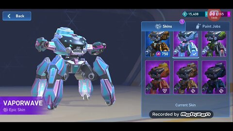 I won the Stasis 8 Beam in the Stasis 8 Derby event! / Mech Arena