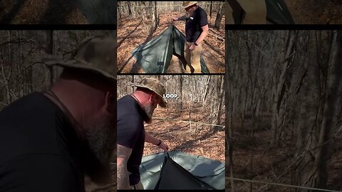 Making a Tent with a Square Tarp
