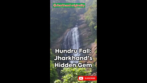 Hundru Fall: Jharkhand's Hidden Gem by @jharkhandoriginality #hundrufall #shorts