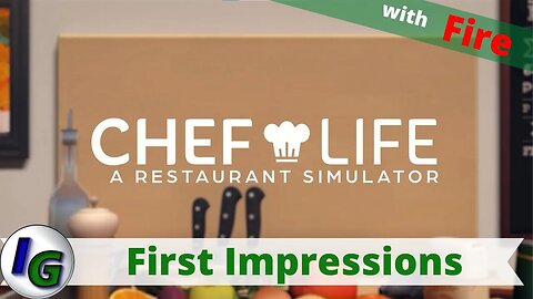 Chef life: A Restaurant Simulator First Impression Gameplay on Xbox with Fire