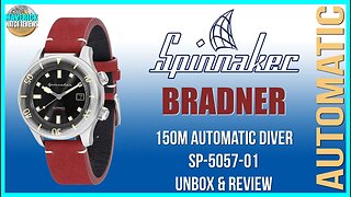 Compression Diver! | Spinnaker Bradner 150m Automatic Diver SP-5057-01 Unbox & Review