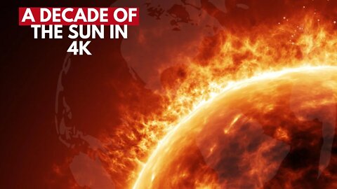 A decade of the sun from space in 4k