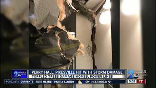 Tree fell on home, took down power lines in Perry Hall