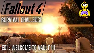 Fallout 4 Survival Challenge | Welcome to Vault 111 | Ep 1