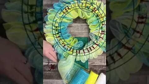 Easter Wreath - Bubble Method - Shorts - Wreath DIY - Easy DIY