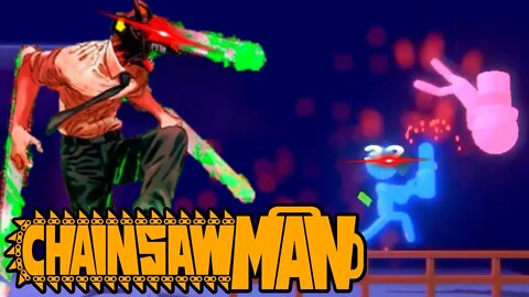 I Tried The CHAINSAW MAN Challenge - Stick It To The Stickman Demo Gameplay Part 14