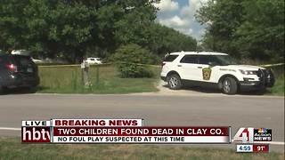 Two children found dead in rural Clay County