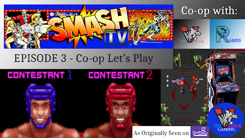 Retro Arcade Gameplay | Smash TV - Full Arcade Co-op Let's Play - Retro Gaming |