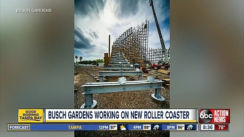 Busch Gardens working on new roller coaster