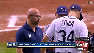 Rays pitcher Jake Faria trying to rebound after rough 2018 season