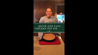 Quick and Easy Chicken Pot Pie #shorts