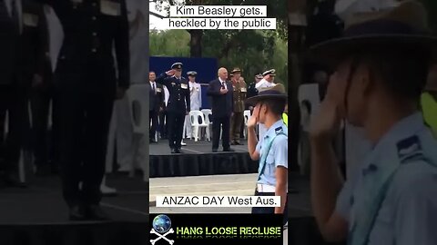 Kim Beazley Gets Heckled - Anzac Day 2022 - Perth, Western Australia