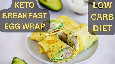 How To Make Keto Breakfast Egg Wrap
