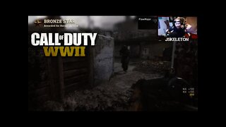 Call of Duty: WW2 - I Got PLAY OF THE GAME in my FIRST GAME EVER!