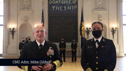 CNO and USNA Midshipmen Celebrate Black History Month