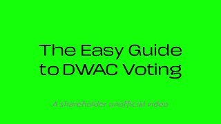 The Easy Guide to DWAC Voting