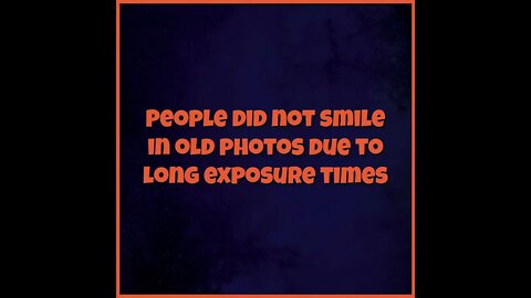 HERE'S WHY People never smiled in old photos ! - #CinemaFacts by #TylerPolani