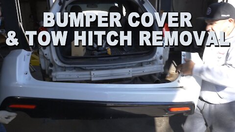 How To Remove a Rear Bumper Cover and Tow Hitch - 2013 Acura TSX Wagon