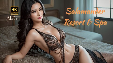 4K AI Artistry Lookbook Model l Salamander Resort & Spa | Ai Lookbook Girl l Beadesa Mirage Couture