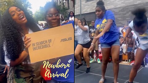 Yandy Smith & Daughter Skylar Judge Dance Contest At Her Neighborhood Block Party! 💃🏾