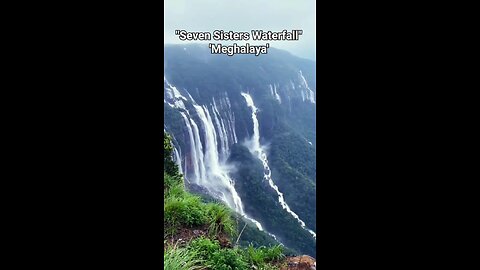 seven sisters waterfall and hills