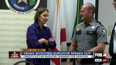 Collier woman who survived Vegas shooting credits CCSO training