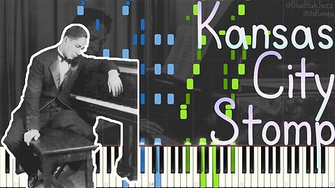 Jelly Roll Morton - Kansas City Stomp 1923 (Classic Jazz Piano Synthesia)