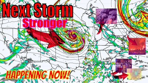 This Next Storm Coming Is Growing Stronger! - The WeatherMan Plus