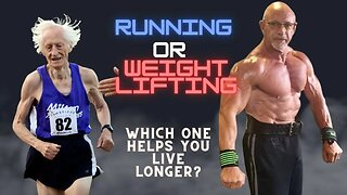 Best exercises to help you live longer. Running VS Weightlifting or Cardio VS Resistance exercise.