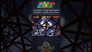 Super Mario 64 - Every Star in 1 Min.