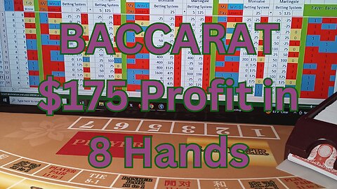Baccarat Play 12122023: 3 Strategies, 2 Bankroll Management Each. Baccarat Research.