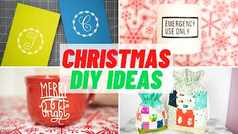 Christmas DIY Gift & Decor Ideas | Handmade Holiday Crafts + Sewing Projects