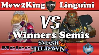 COG MVG|Mew2King (Sheik) vs. Linguini (Ganon) - Melee Winners Semis - Smash 'til Dawn