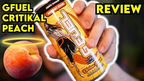 GFUEL Divine Peach Energy Drink Review (Cr1TiKaL)
