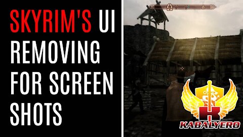 How To Remove Skyrim's UI For Better Screenshots (Gaming)