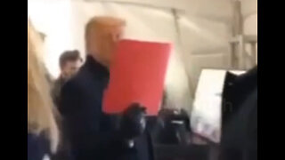 Trump - What was in the Red Folder at the 3:07 mark?