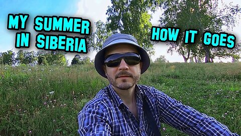 Summer in Siberia: pool, dacha, goats