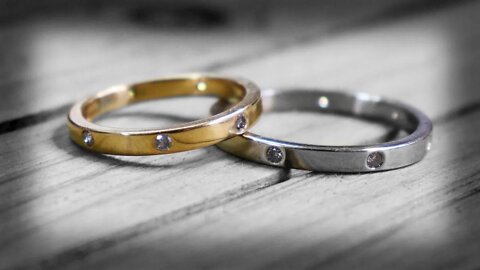 Handmade Gold and Diamond Wedding Bands from Scratch
