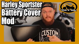 The Harley Sportster Battery Cover Fix! MUST WATCH!