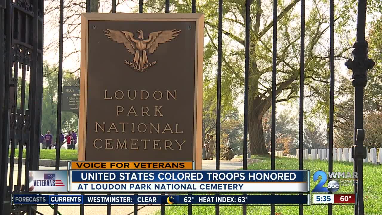 United States Colored Troops honored at Loudon Park National Cemetery