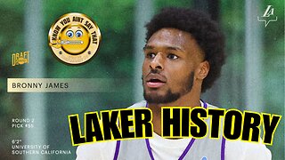 Bronny James drafted by Lakers, can now make history with LeBron