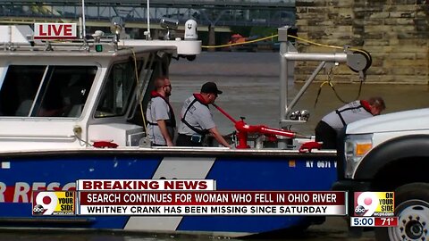 Search continues for woman who fell in Ohio River