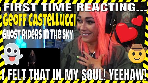 Geoff Castellucci Ghost Riders In The Sky FIRST REACTION | Low Bass Cover Reaction | Just Jen Reacts