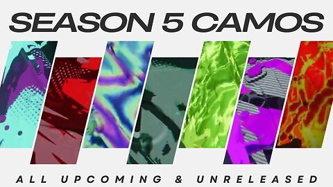 UNRELEASED & UPCOMING MW3 SEASON 5 CAMOS SHOWCASE!